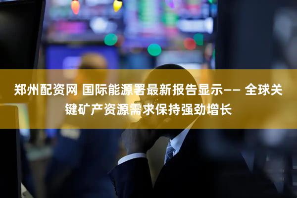 郑州配资网 国际能源署最新报告显示—— 全球关键矿产资源需求保持强劲增长